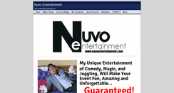 Desktop Screenshot of nuvoentertainment.com