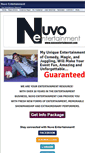 Mobile Screenshot of nuvoentertainment.com